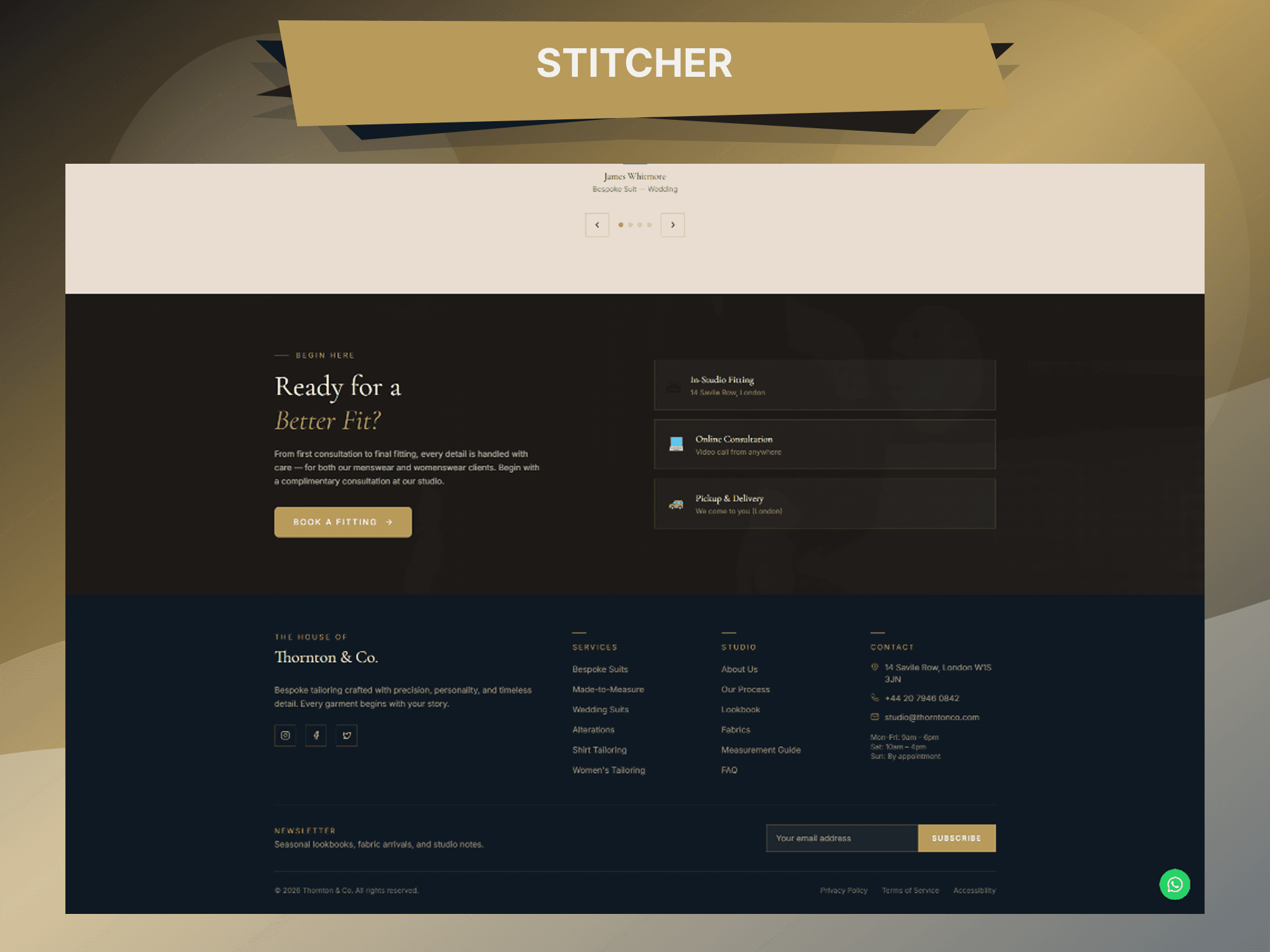 Thornton & Co. — screen 3