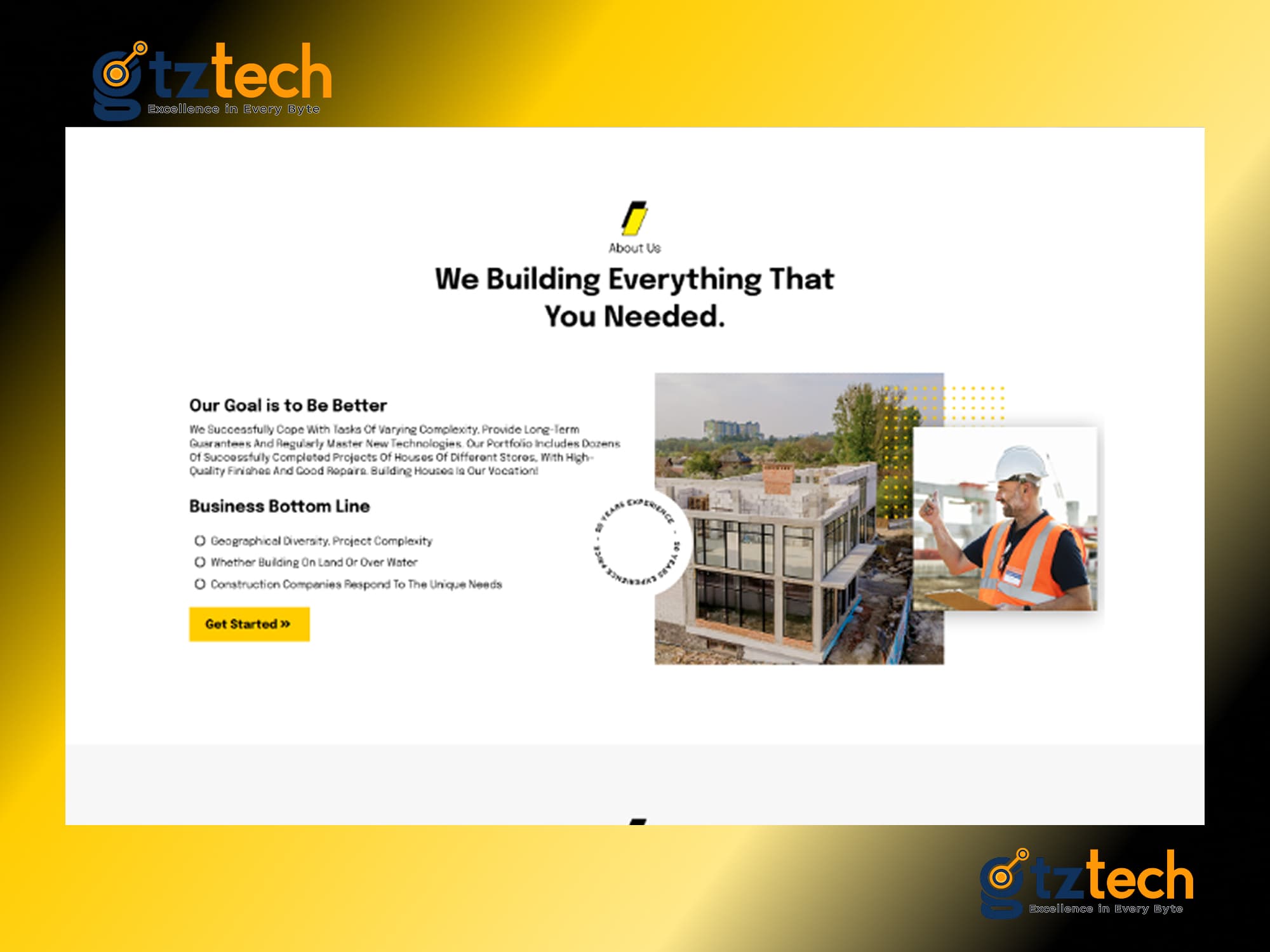 Construction & Renovation Funnel — additional screen 1