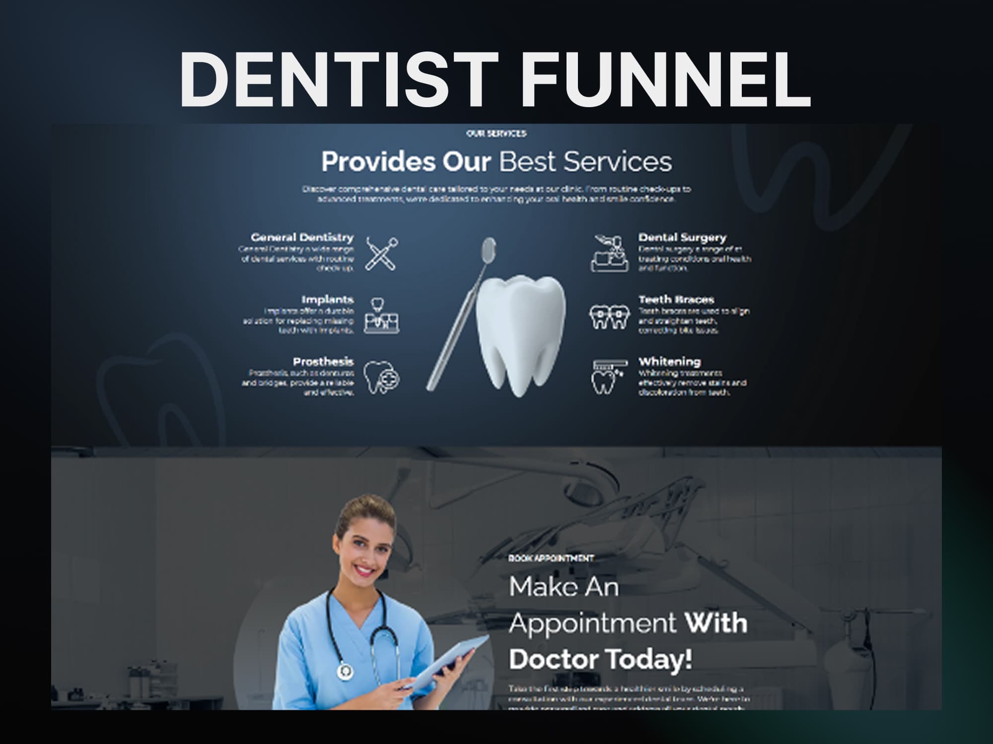 Dentist Funnel — additional screen 3