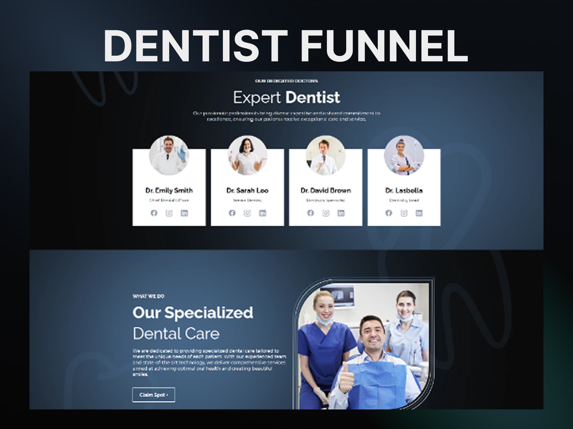 Dentist Funnel — additional screen 4