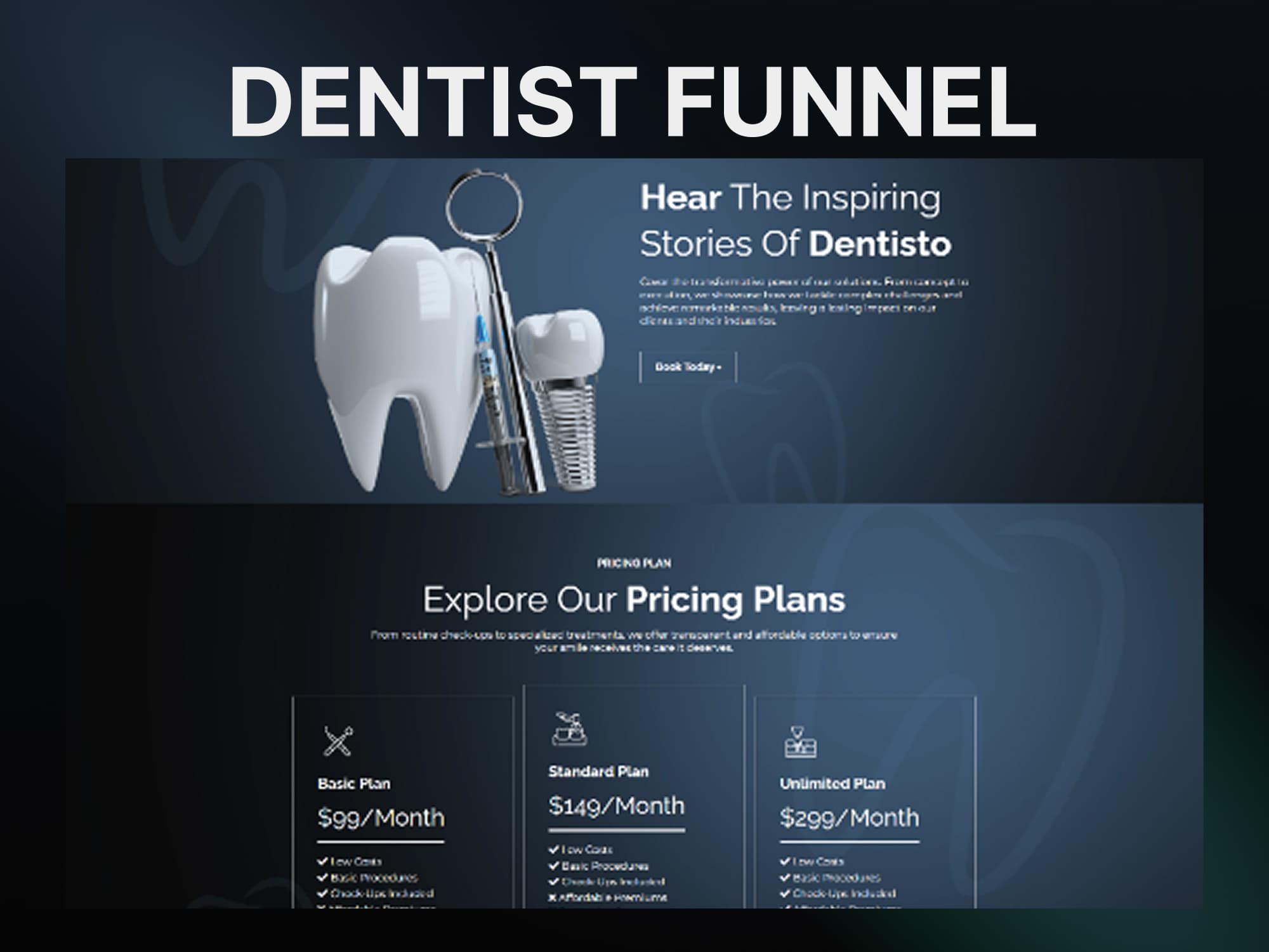 Dentist Funnel — additional screen 5